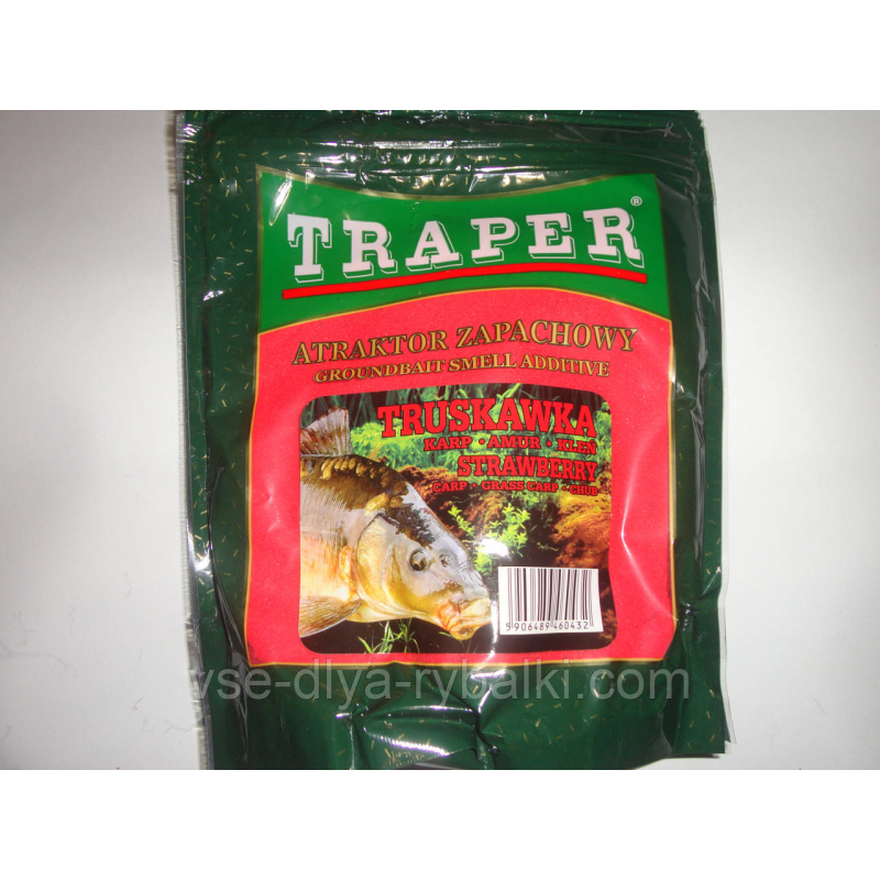 Атрактанти сухий Traper 250гр Truskawka(полуниця)