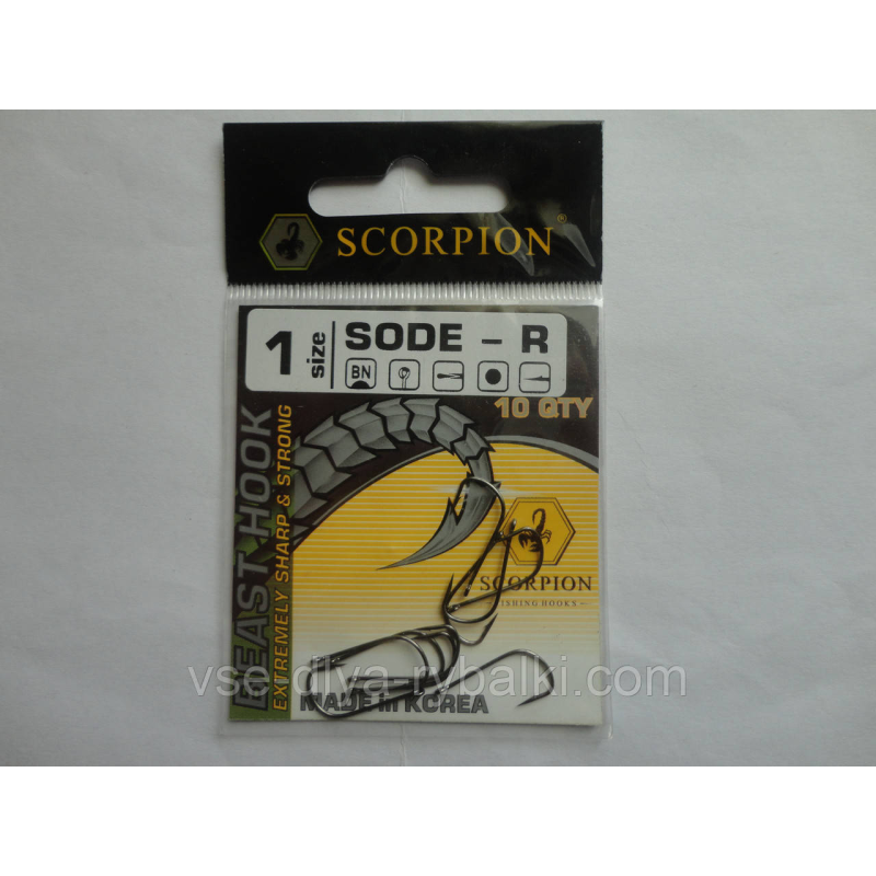 Гачок Scorpion Sode-R №1