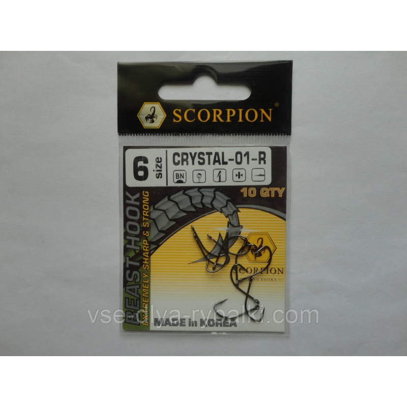 Гачок Scorpion Crystal -01 R №6