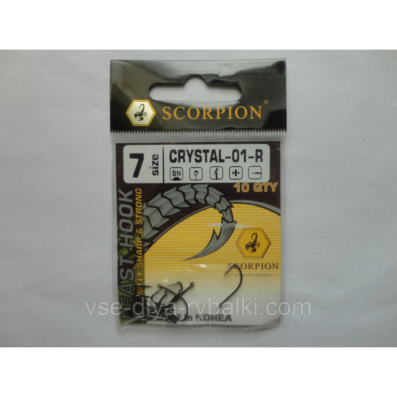 Гачок Scorpion Crystal-01 R №7