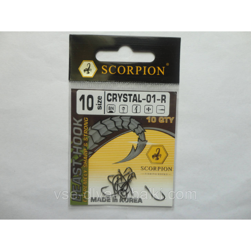 Гачок Scorpion Crystal-01 R №10