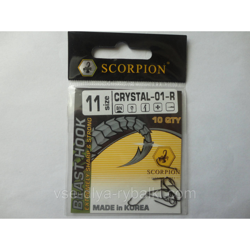Гачок Scorpion Crystal-01 R №11