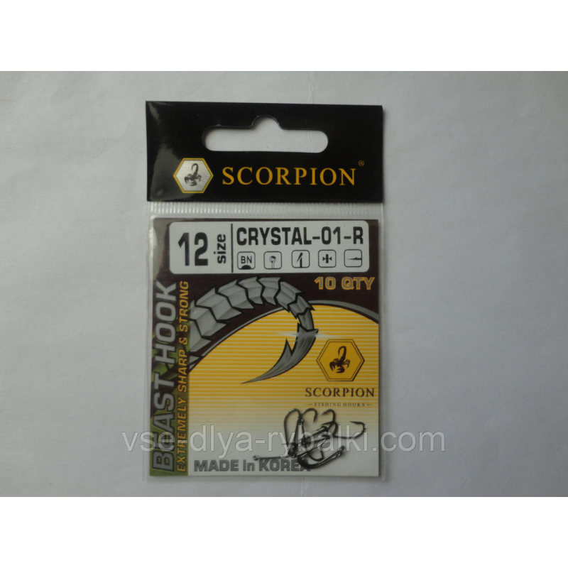 Гачок Scorpion Crystal-01 R №12