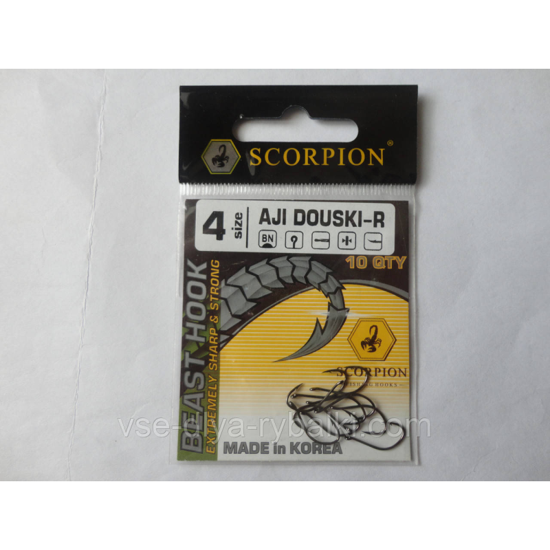 Гачок Scorpion Aji douski-R №4