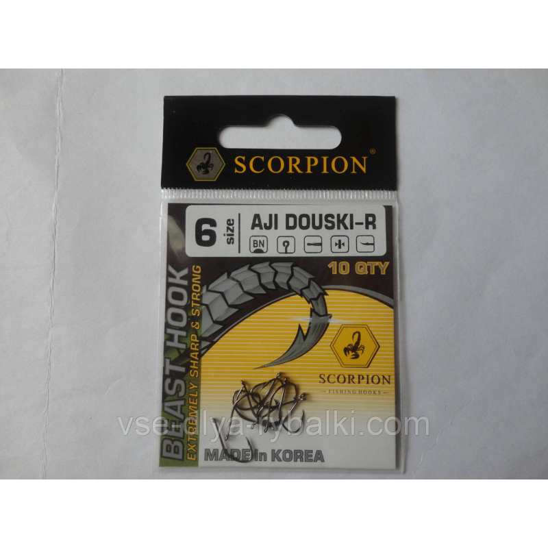 Гачок Scorpion Aji douski-R №6