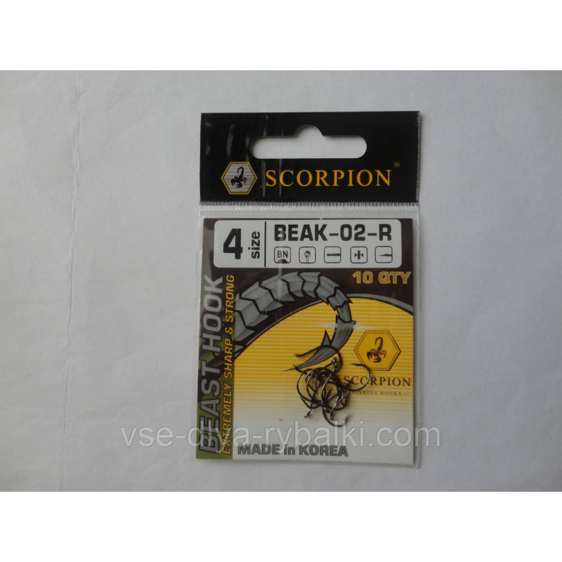 Гачок Scorpion Beak-02-R №4