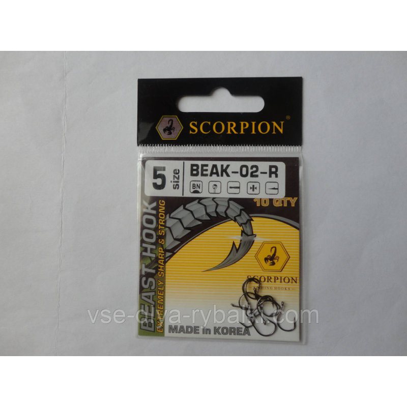 Гачок Scorpion Beak-02-R №5