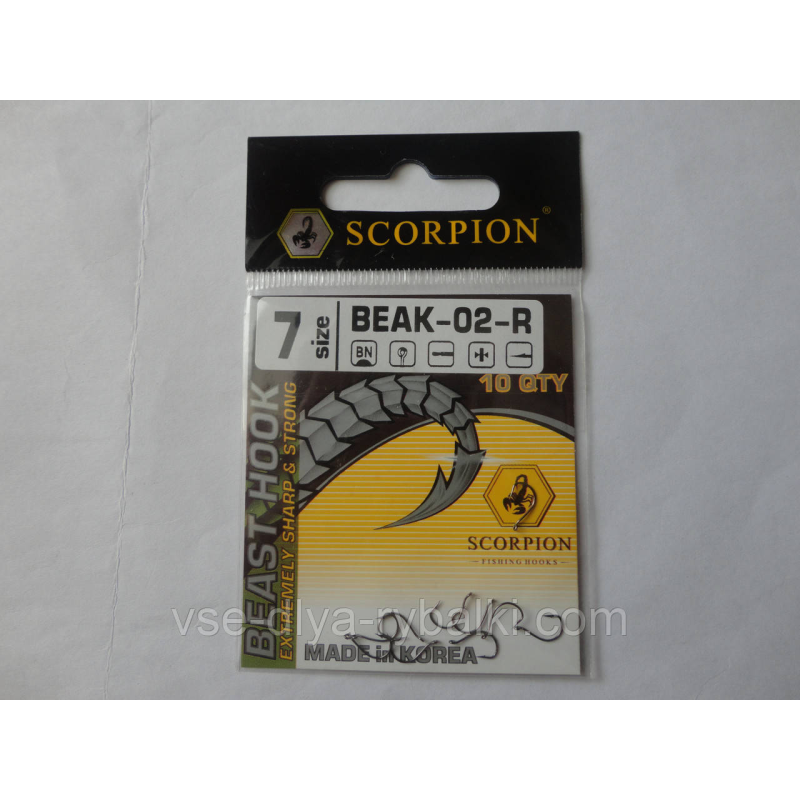 Гачок Scorpion Beak-02-R №7