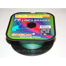Нитка плетінка Sneck 0,22 мм 250 м Франція оригінал