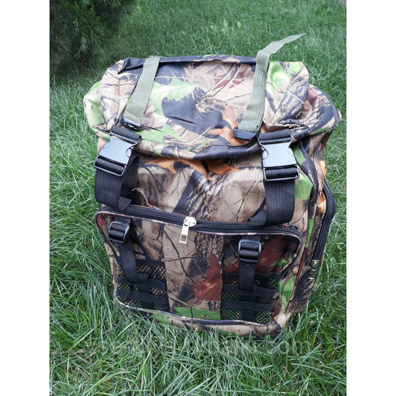 Рюкзак для риболовлі і туризму 70л камуфляж