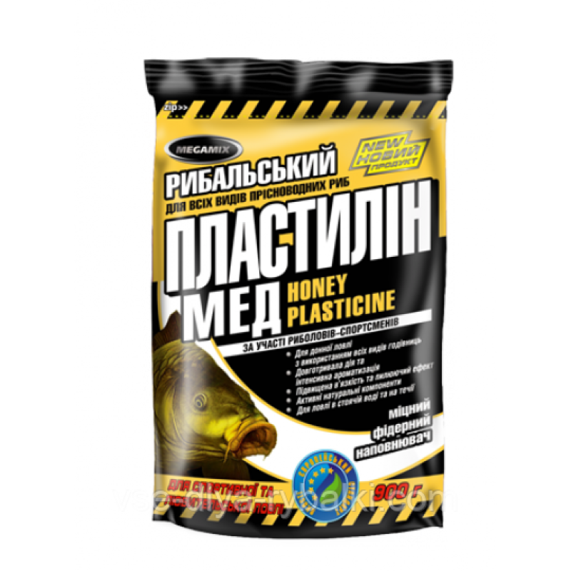 Пластилин Мегамикс мед 500г