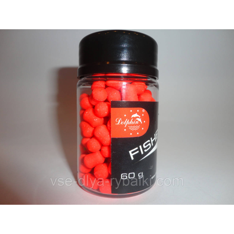 Бойли потопаючі Dolphin 6х10мм Полуниця 60г