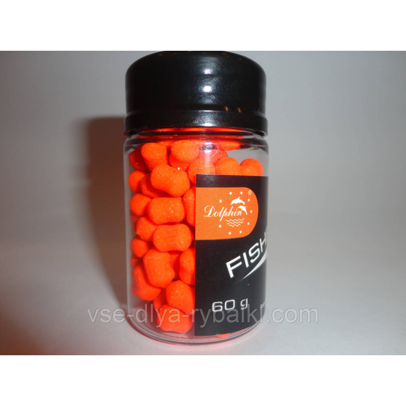Бойли потопаючі Dolphin 6х10мм Тутті-фрутті 60г