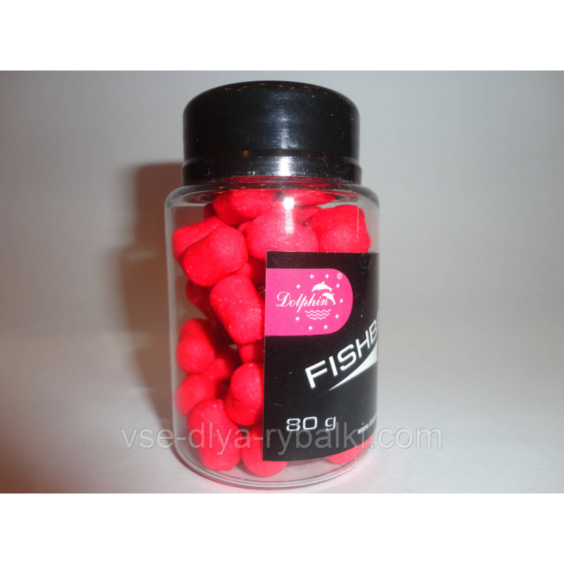 Бойли потопаючі Dolphin 8х14мм Ваніль 80г