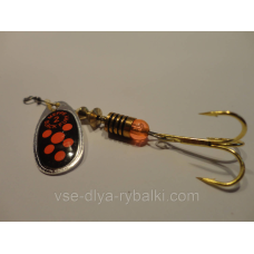 Вертушка mepps Black fury 2 срібло з червоним