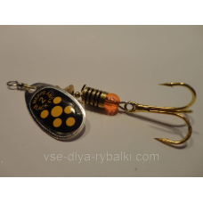 Вертушка mepps Black fury 2 срібло з жовтим