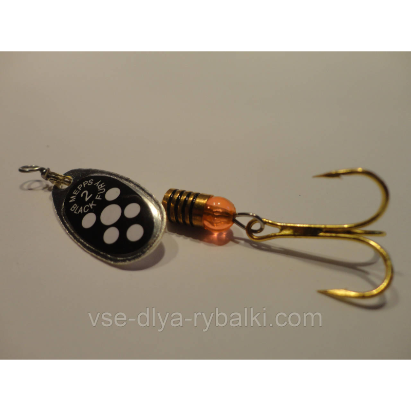 Вертушка mepps Black fury 2 срібло з білим