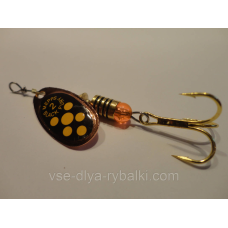 Вертушка mepps Black fury 2 мідь з жовтим