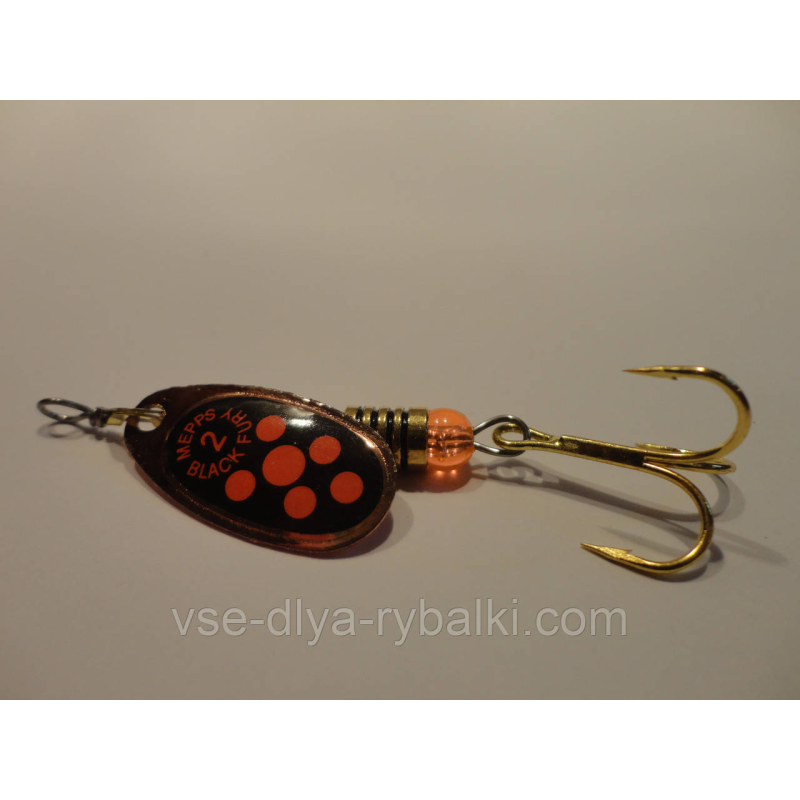 Вертушка mepps Black fury 2 мідь з червоним