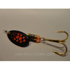 Вертушка mepps Black fury 2 з червоним