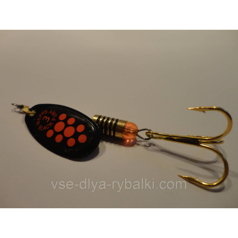 Вертушка mepps Black fury 2 з червоним