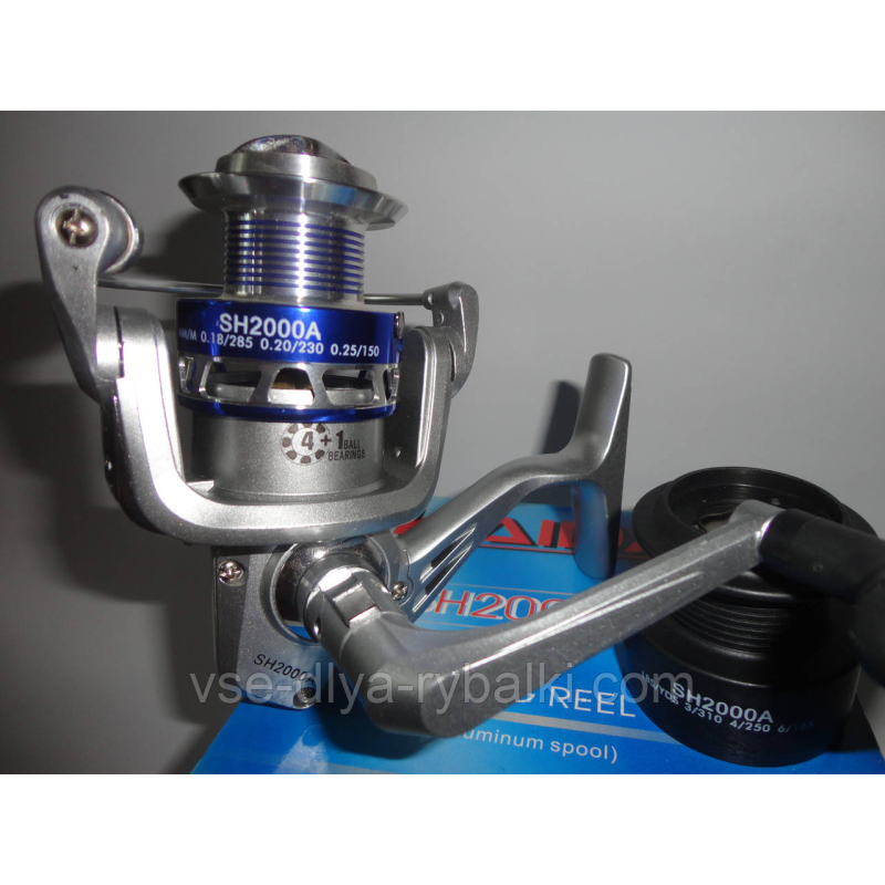 Котушка спиннинговая Kaida SH 3000A 4+1п