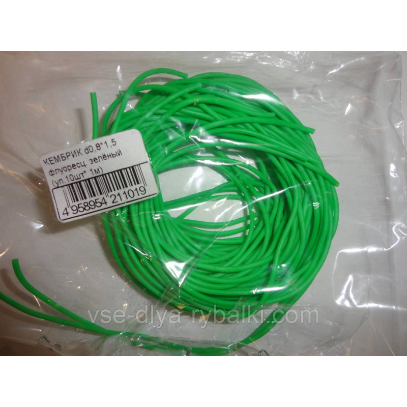 Кембрик флуоресцентний d0.8x1.5 1метр