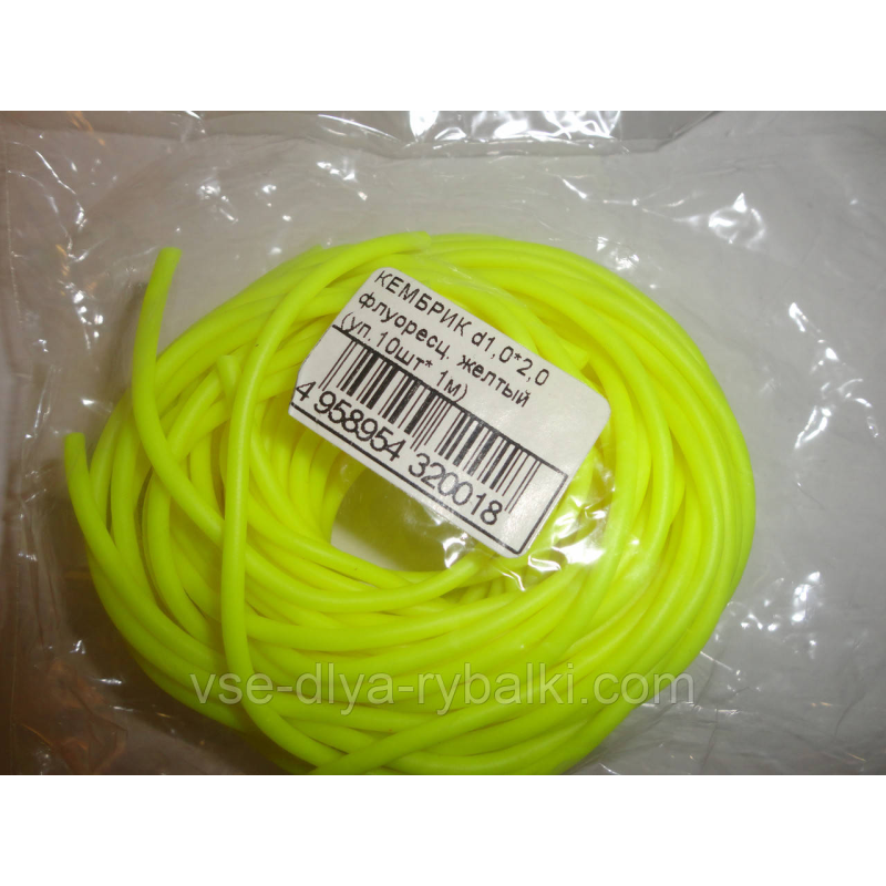 Кембрик флуоресцентний d1,0x2,0 1метр