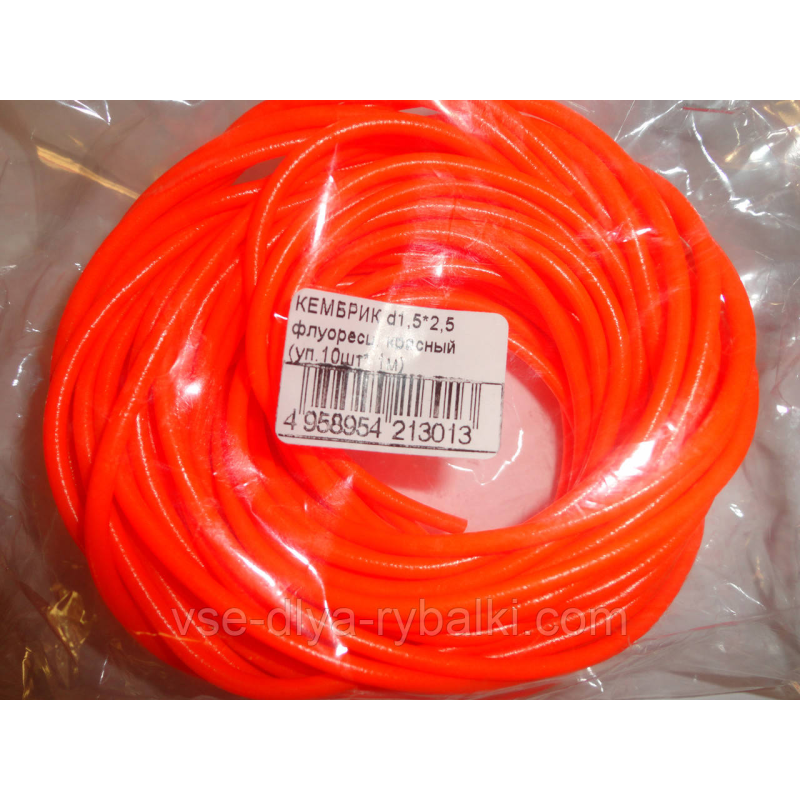 Кембрик флуоресцентний d1,5x2,5 1метр