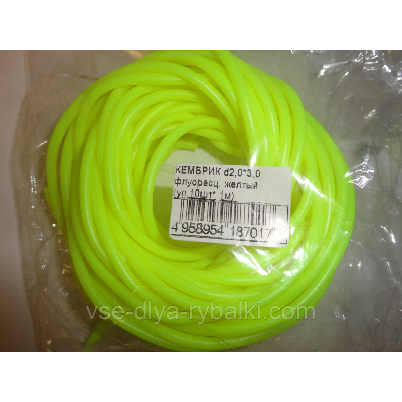 Кембрик флуоресцентний d2,0x3,0 1метр