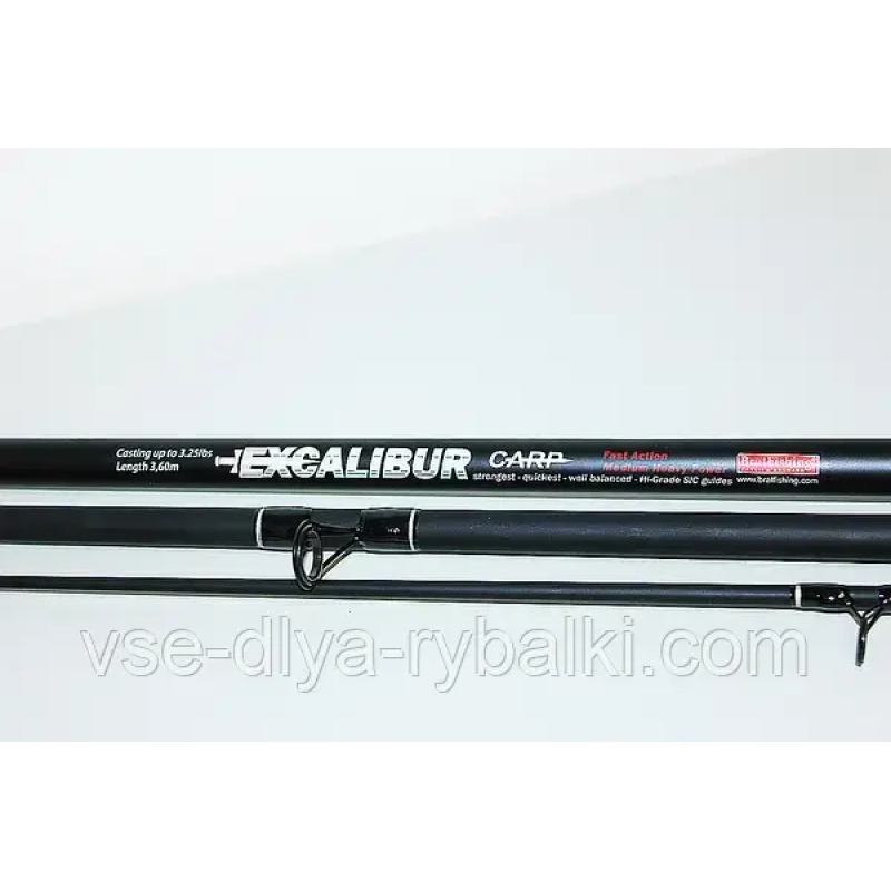 Коропове вудлище Excalibur Carp 3.6 м (3.25 lbs)