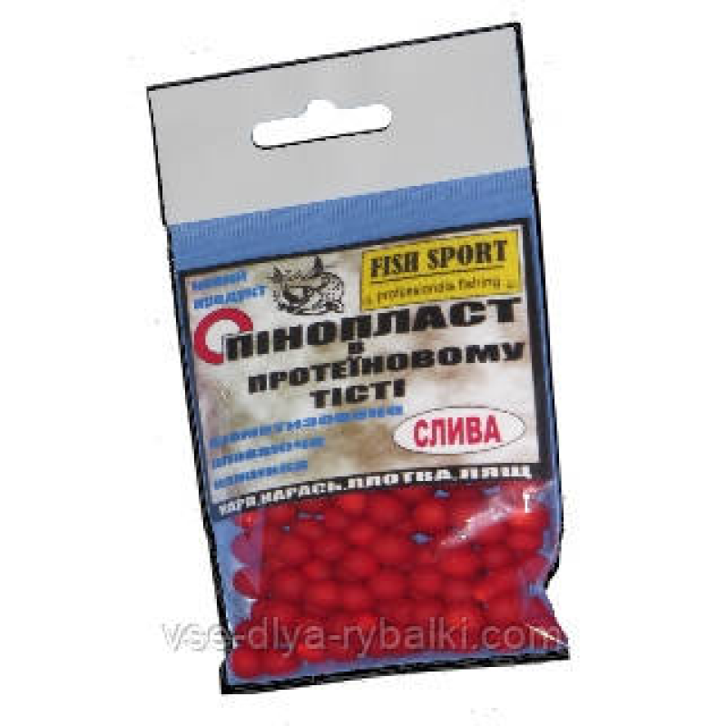 Пінопласт в протеиновом тесті