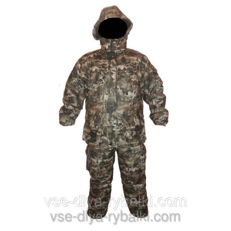 Костюм зимовий для полювання та риболовлі утеплений на флісі карпати