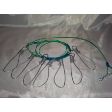 Кукан металевий на тросу 7 місць