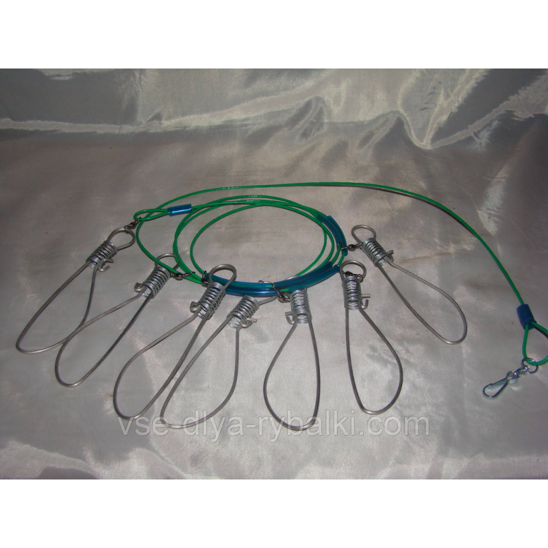 Кукан металевий на тросу 7 місць