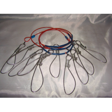 Кукан металевий на тросу 10 місць