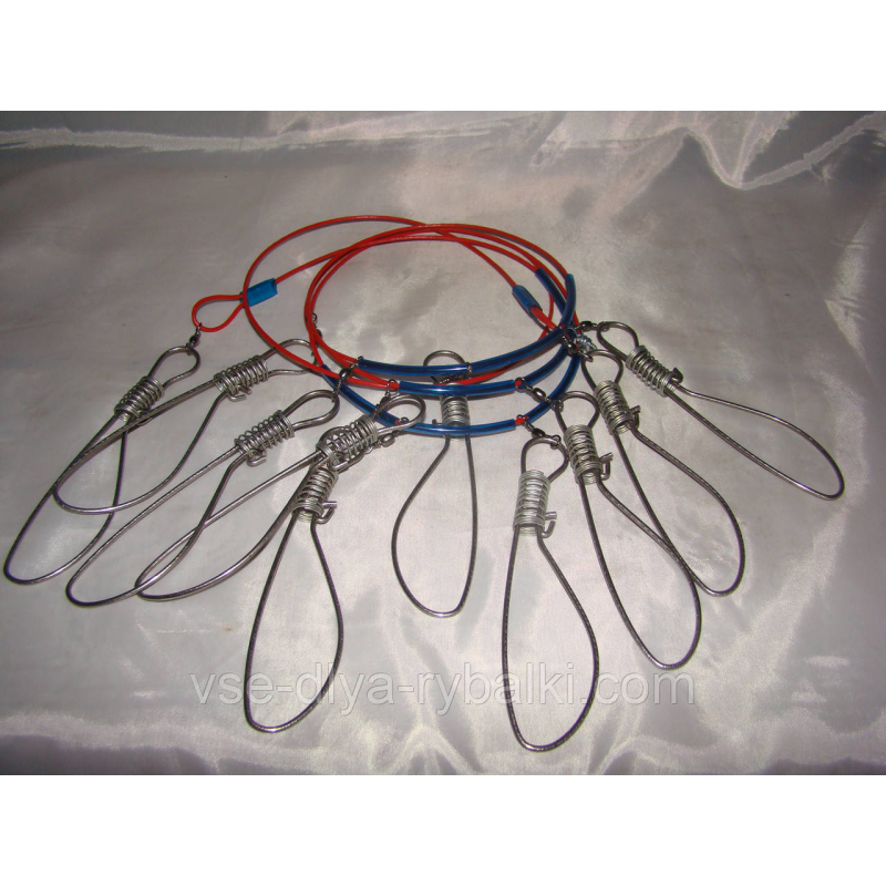 Кукан металевий на тросу 10 місць