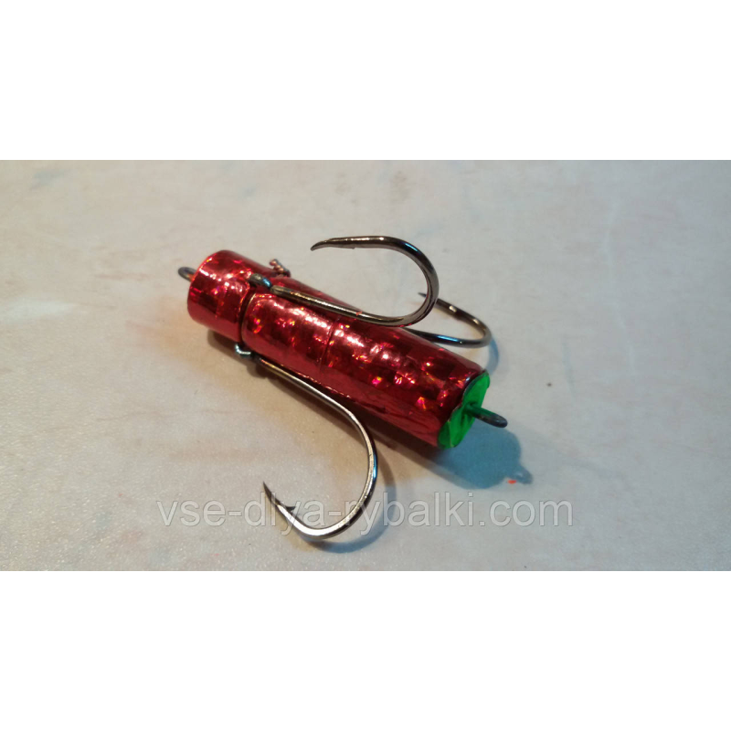 Супер снасть “ВБИВЦЯ СУДАКА“ червоний 50грм