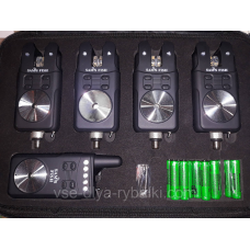 Набір сигналізаторів в кейсі з пейджером 4+1 new