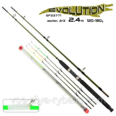 Спінінг короповий фідер Crocodile evolution 2,4 м 180 гр 2+3к