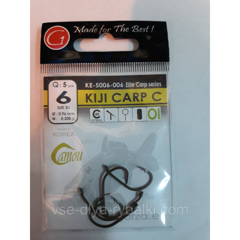 Гачки Gurza kiji carp c № 6