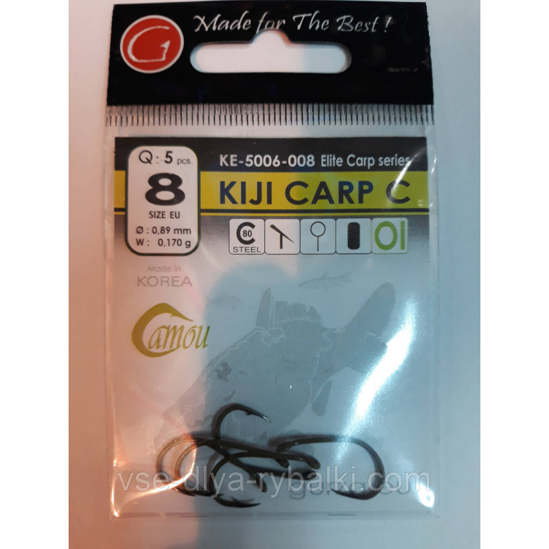 Гачки Gurza kiji carp c № 8