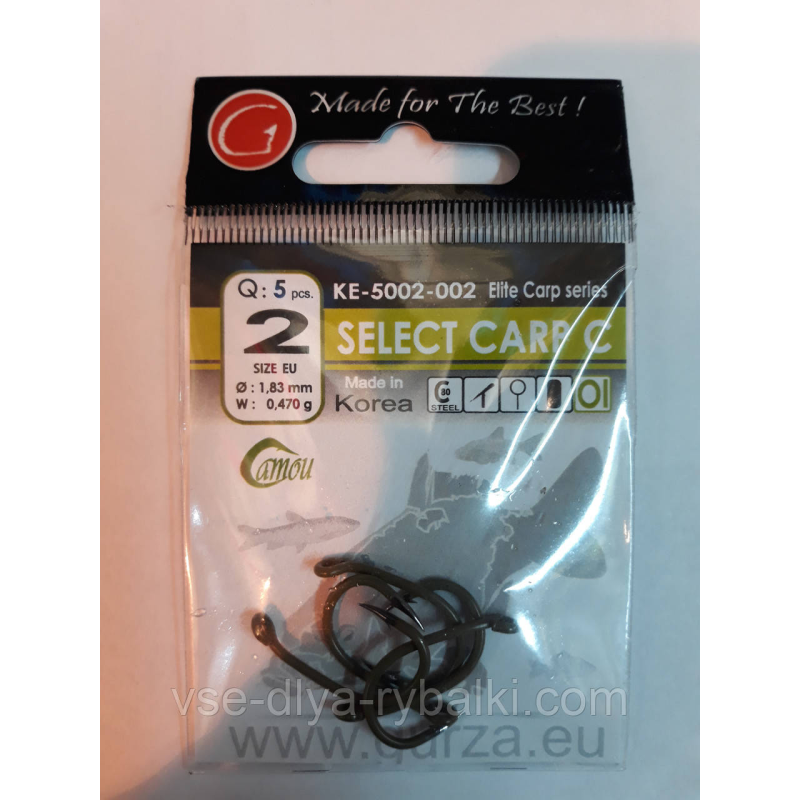 Гачки Gurza select carp c № 2