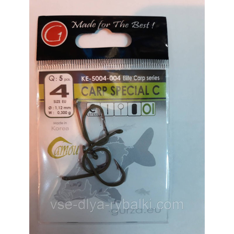Гачки Gurza carp special c № 4