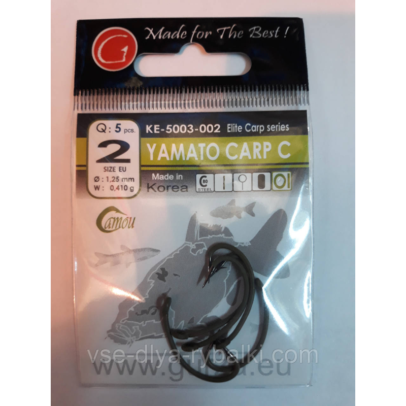 Гачки Gurza yamato carp c № 2