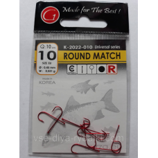 Гачки Gurza round match red № 10