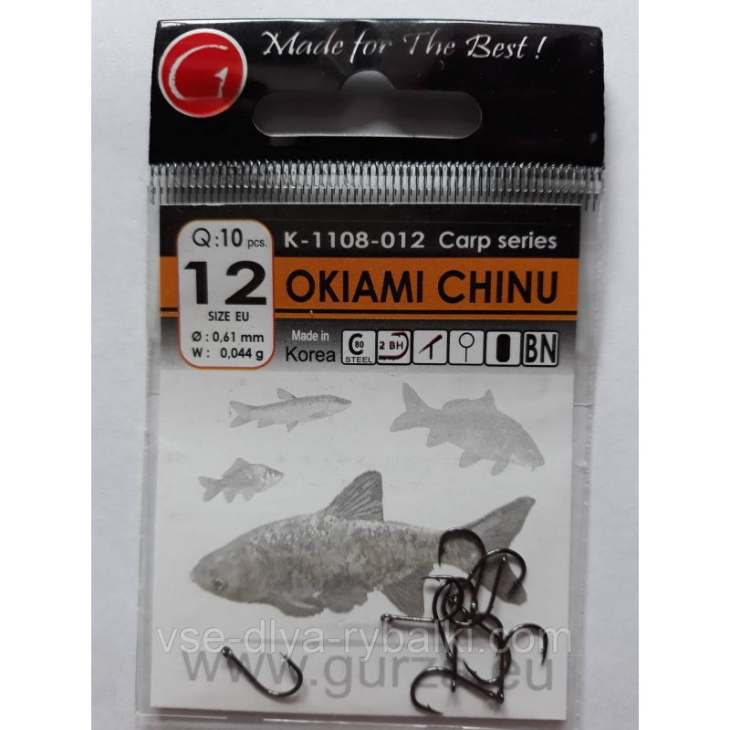 Гачки Gurza okiami chinu № 12