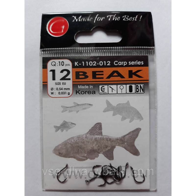 Гачки Gurza beak № 12