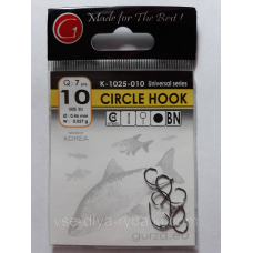 Гачки Gurza circle hook № 10