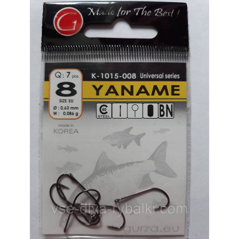 Гачки Gurza yaname № 8